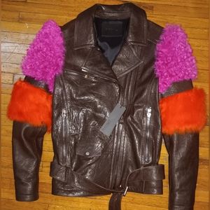 Drome leather motorcycle jacket